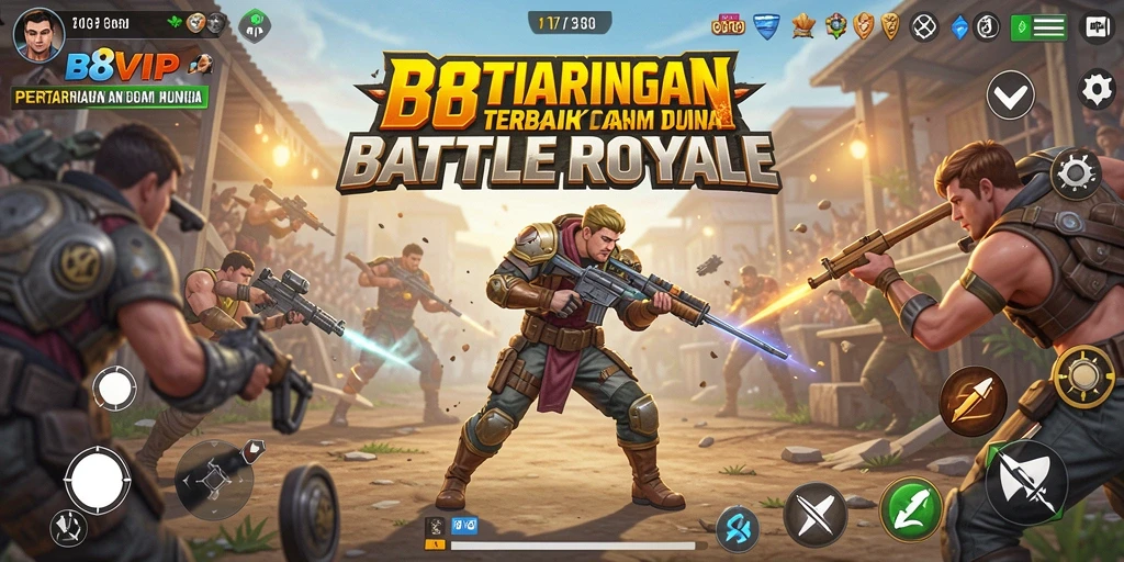 Tangkapan layar utama B8VIP menunjukkan aksi pertarungan yang mendebarkan.