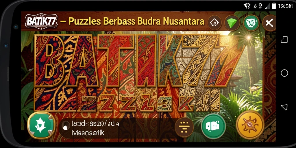 Tangkapan layar gameplay <strong>BATIK77</strong> dengan tantangan puzzle yang menarik.