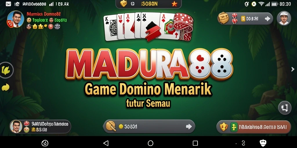 Screenshot gameplay MADURA88 menunjukkan keseruan bermain Domino.