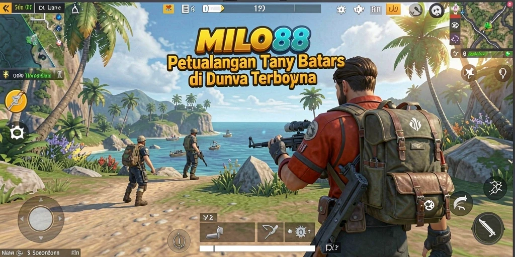 Tampilan gameplay MILO88 yang mengagumkan di dunia terbuka.