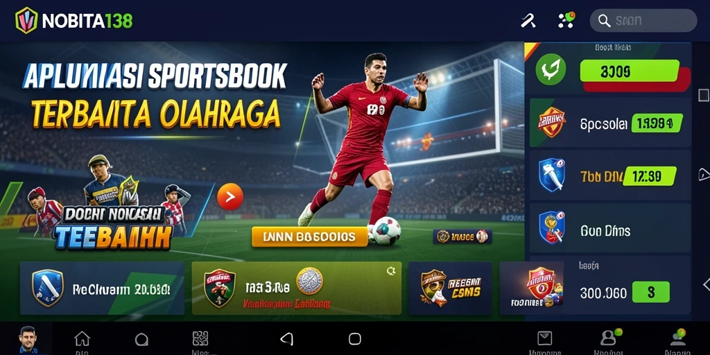 Tampilan menarik dari gameplay Sportsbook di NOBITA138.