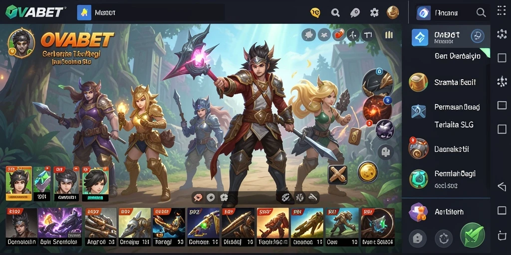Tangkapan layar gameplay OVABET menunjukkan pertempuran strategis yang menegangkan.