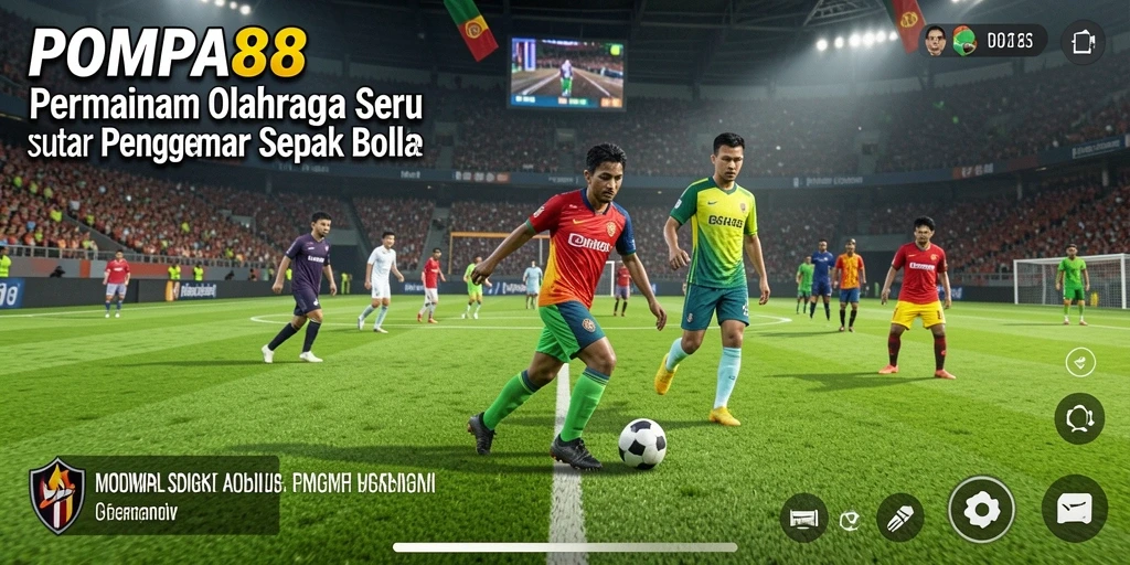 Tampilan menarik dari gameplay POMPA88 yang penuh aksi olahraga.