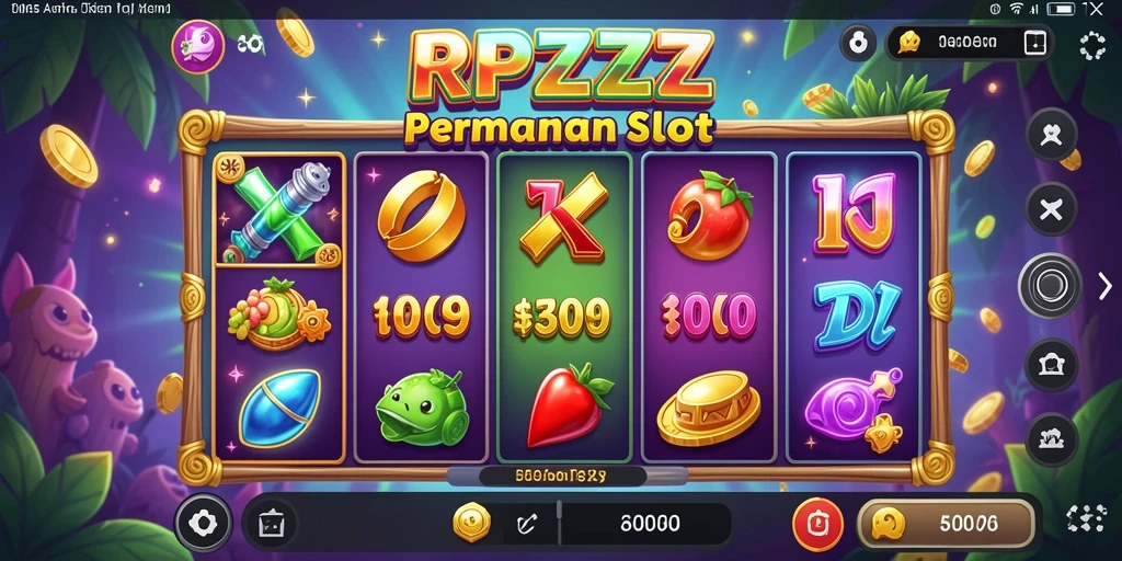 Tampilan gameplay RPZZZ yang menarik dengan fitur Slot yang mendebarkan.