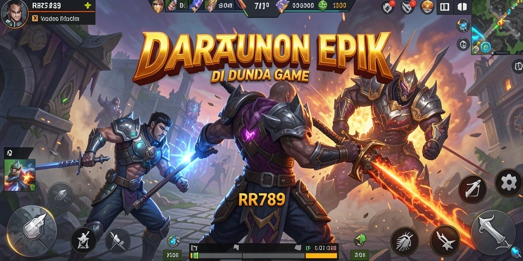 Screenshot utama RR789 menunjukkan aksi pertarungan mendebarkan.