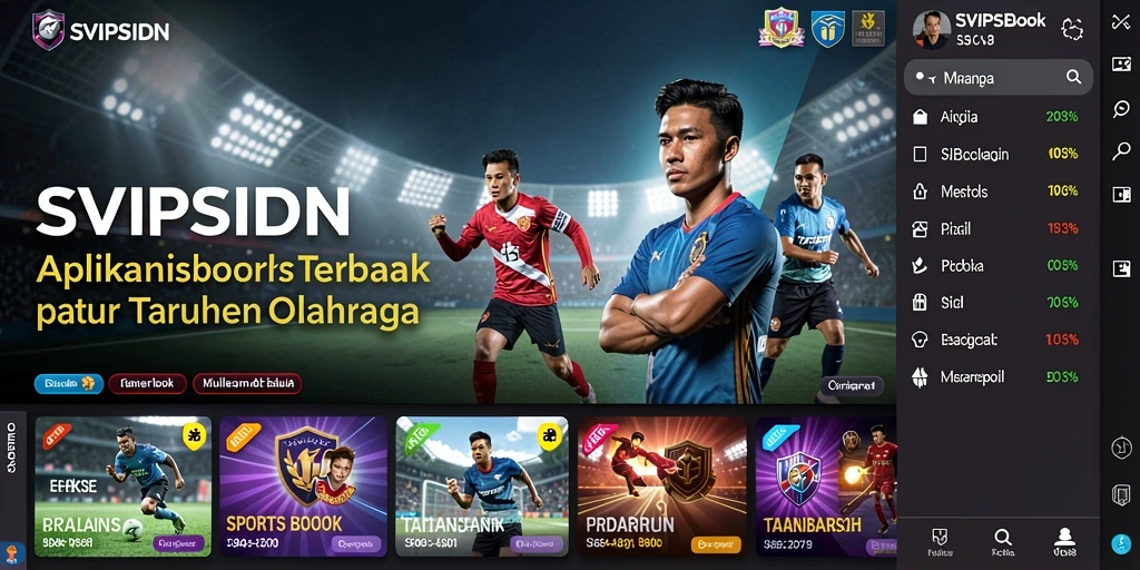 Tampilan menarik dari gameplay <strong>SVIPSIDN</strong> yang memudahkan taruhan olahraga.