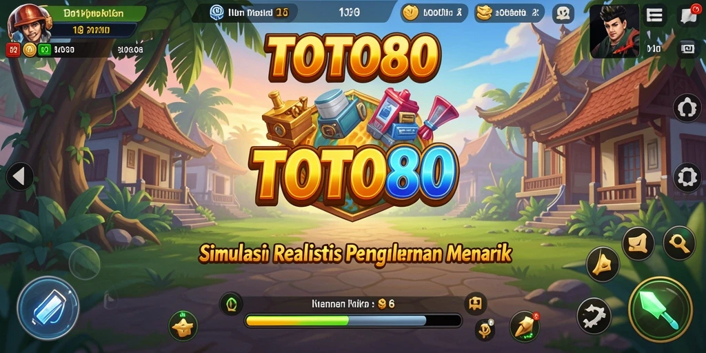 Screenshot TOTO80 menampilkan gameplay simulasi yang mendalam dan menarik.